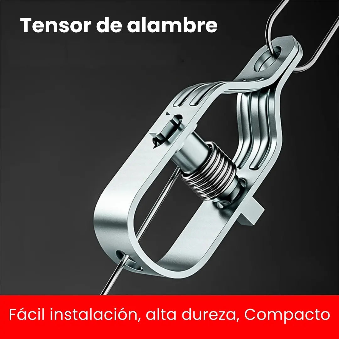 TENSAFIX® TENSOR DE ALAMBRE GALVANIZADO PROFESIONAL KIT X10