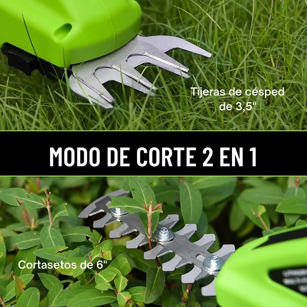 PODAGO® CORTASETOS ELECTRICO DE MANO 2 EN 1