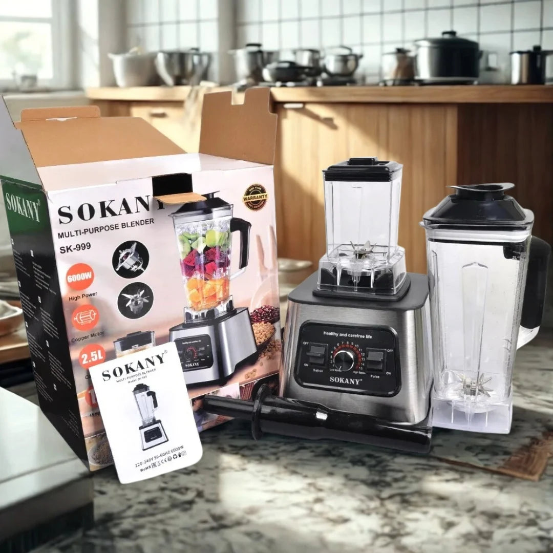 ULTRABLEND® LICUADORA PROFESIONAL 3 EN 1 MOTOR 9500W + 15 VELOCIDADES