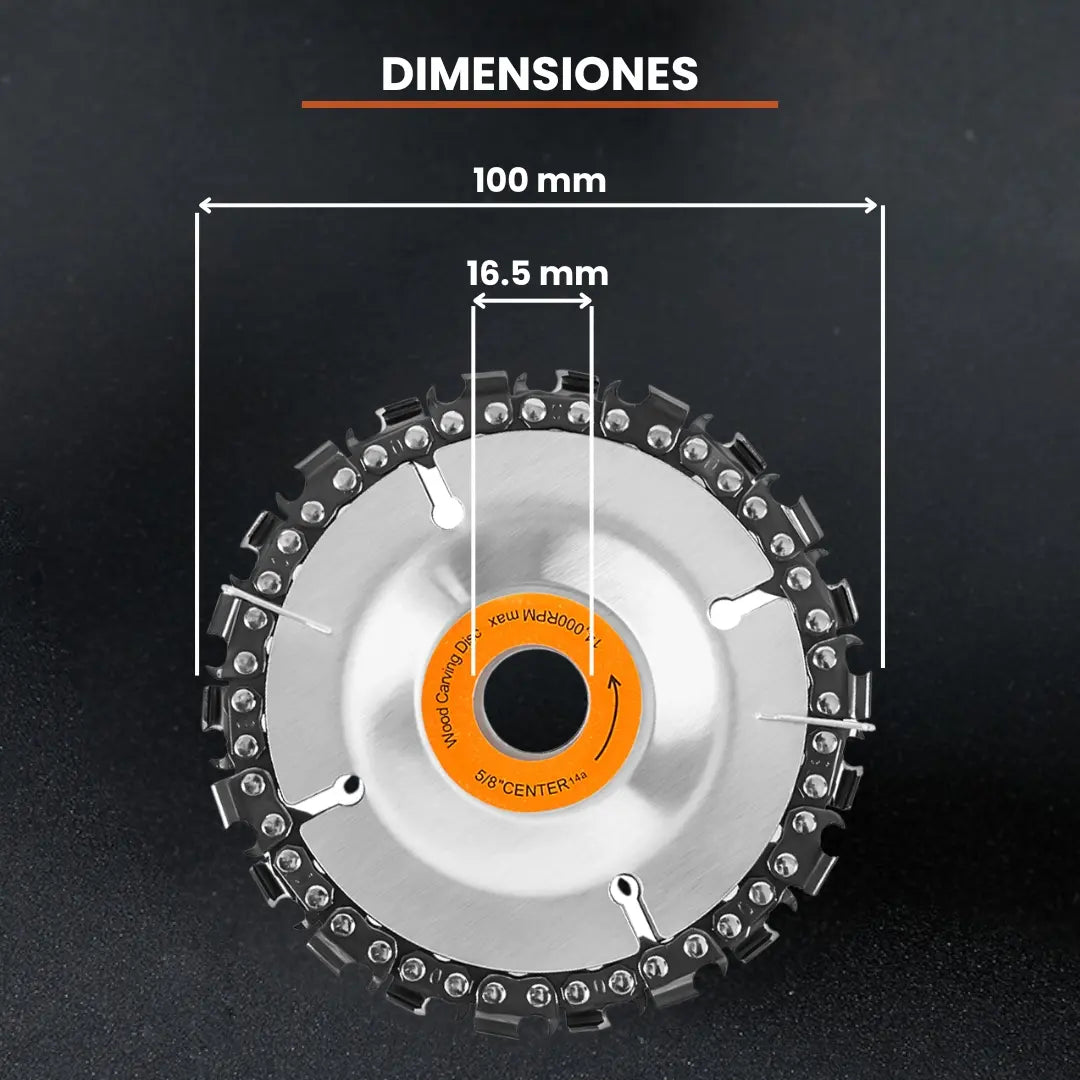 DISCO SIERRA PARA PULIDORAS® IDEAL PARA CORTES Y ESCULPIDOS