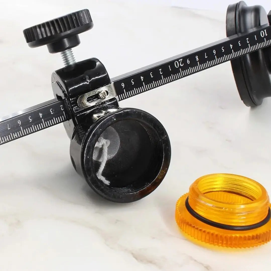 CORTVID®  CORTADOR DE VIDRIO CIRCULAR CON VENTOSA Y CALIBRE DE BRUJULA