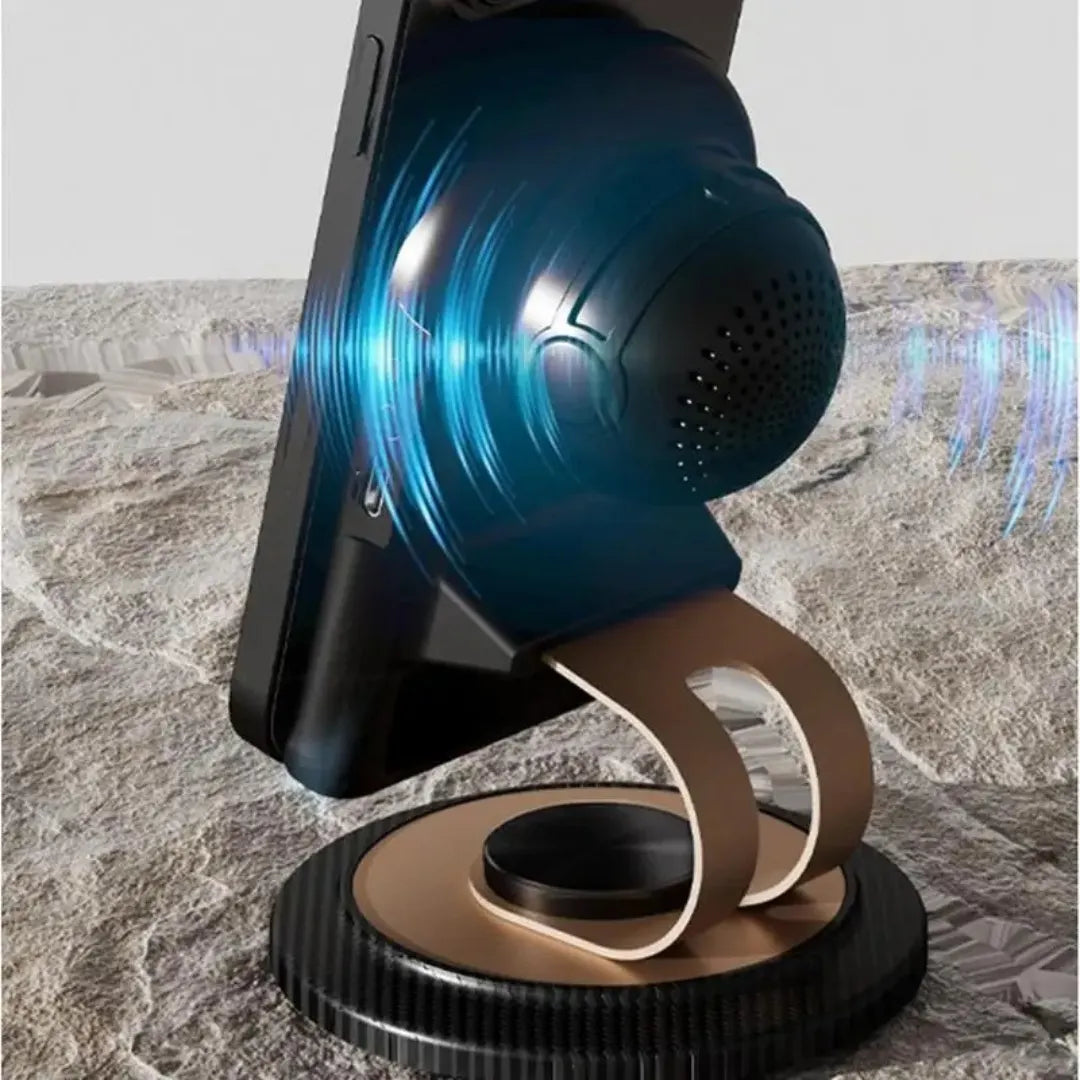SONYBASE® SOPORTE ALTAVOZ MAGNETICO INTELIGENTE GIRA360° PORTABLE Y UNIVERSAL