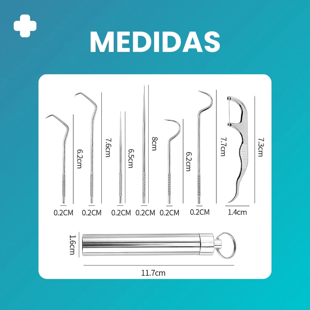ECODENT® KIT DENTAL PORTATIL 7 PIEZAS