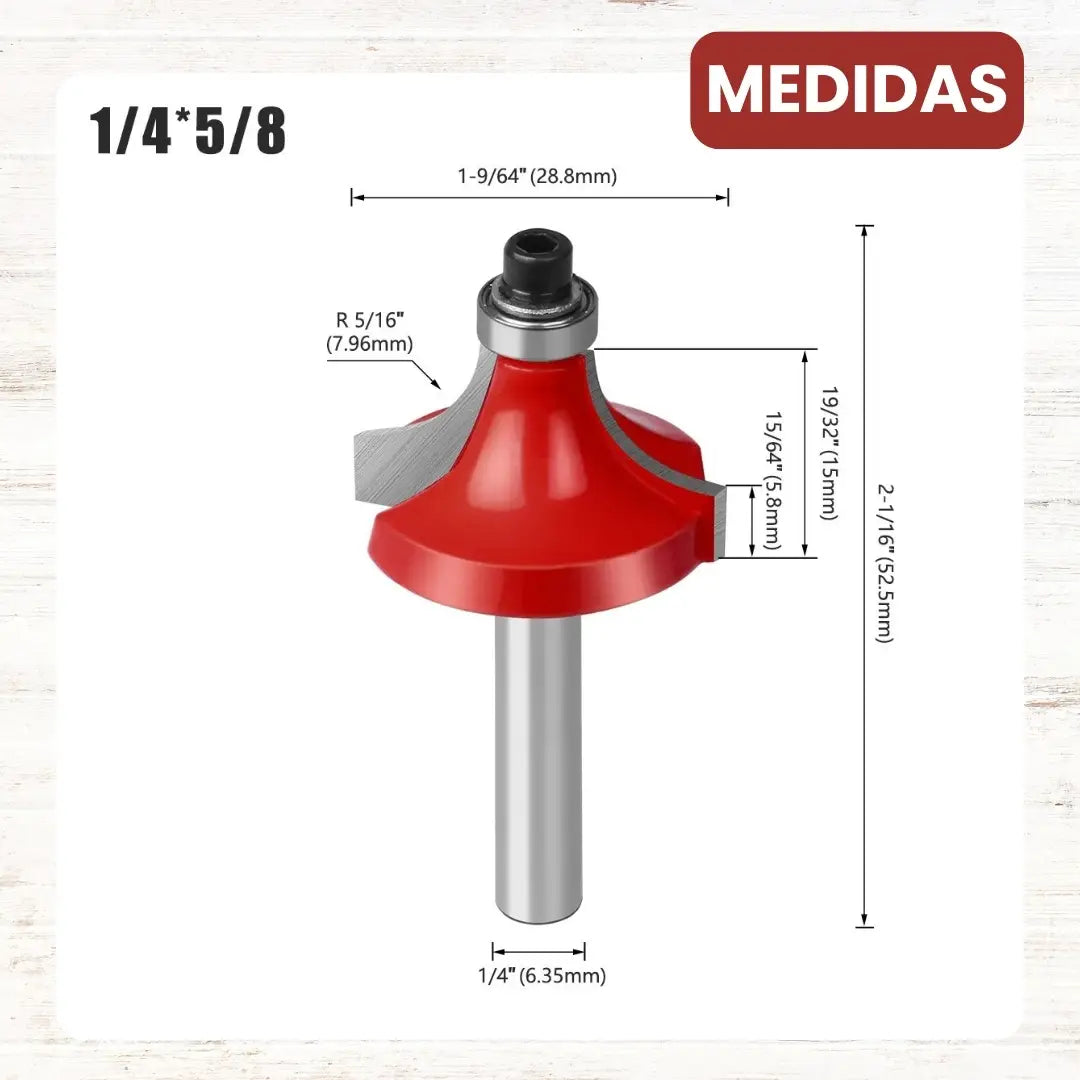 ULTRABIT 15® BROCAS ENRUTADORAS SET X15