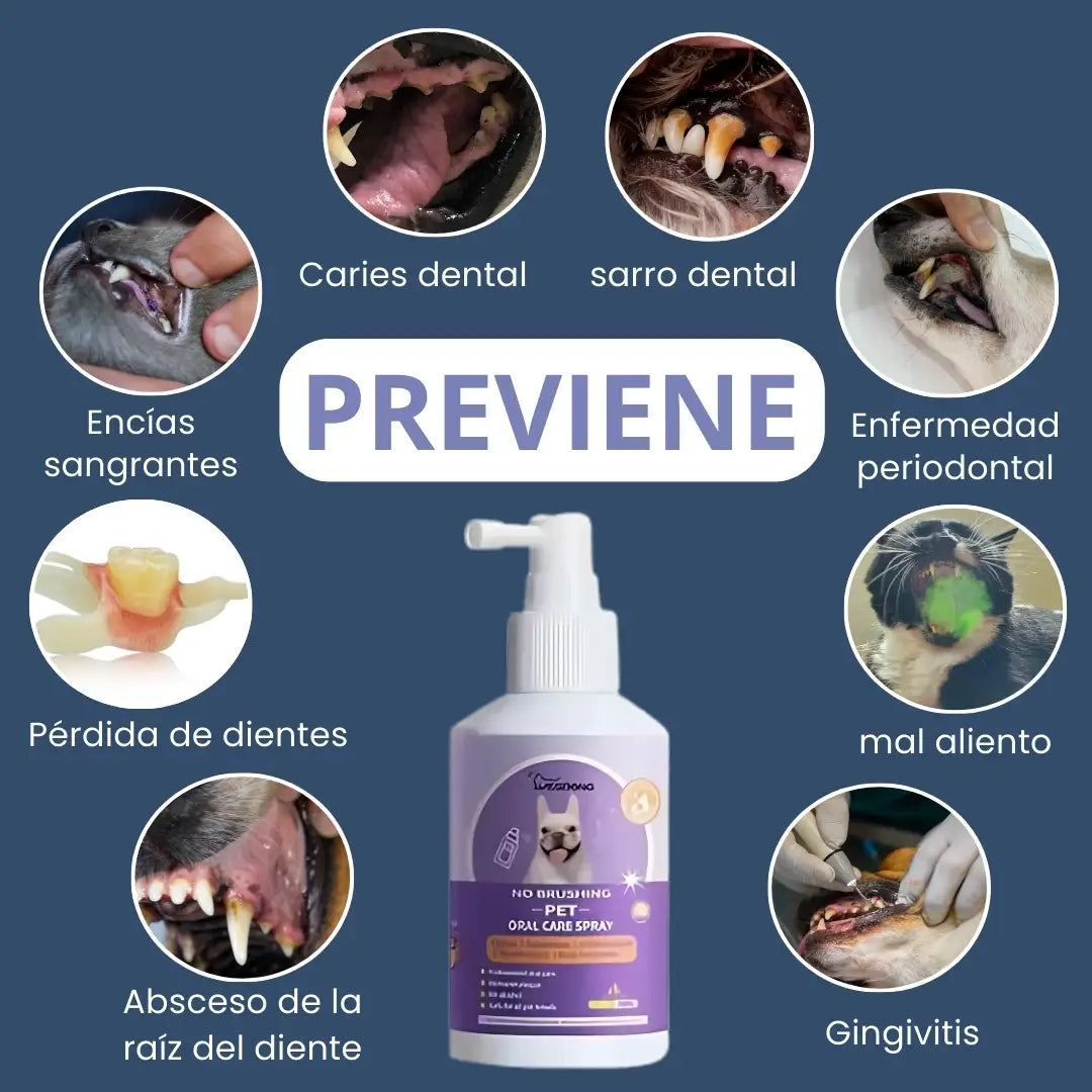 ORALPET® SPRAY BUCAL PARA MASCOTAS 100% NATURAL