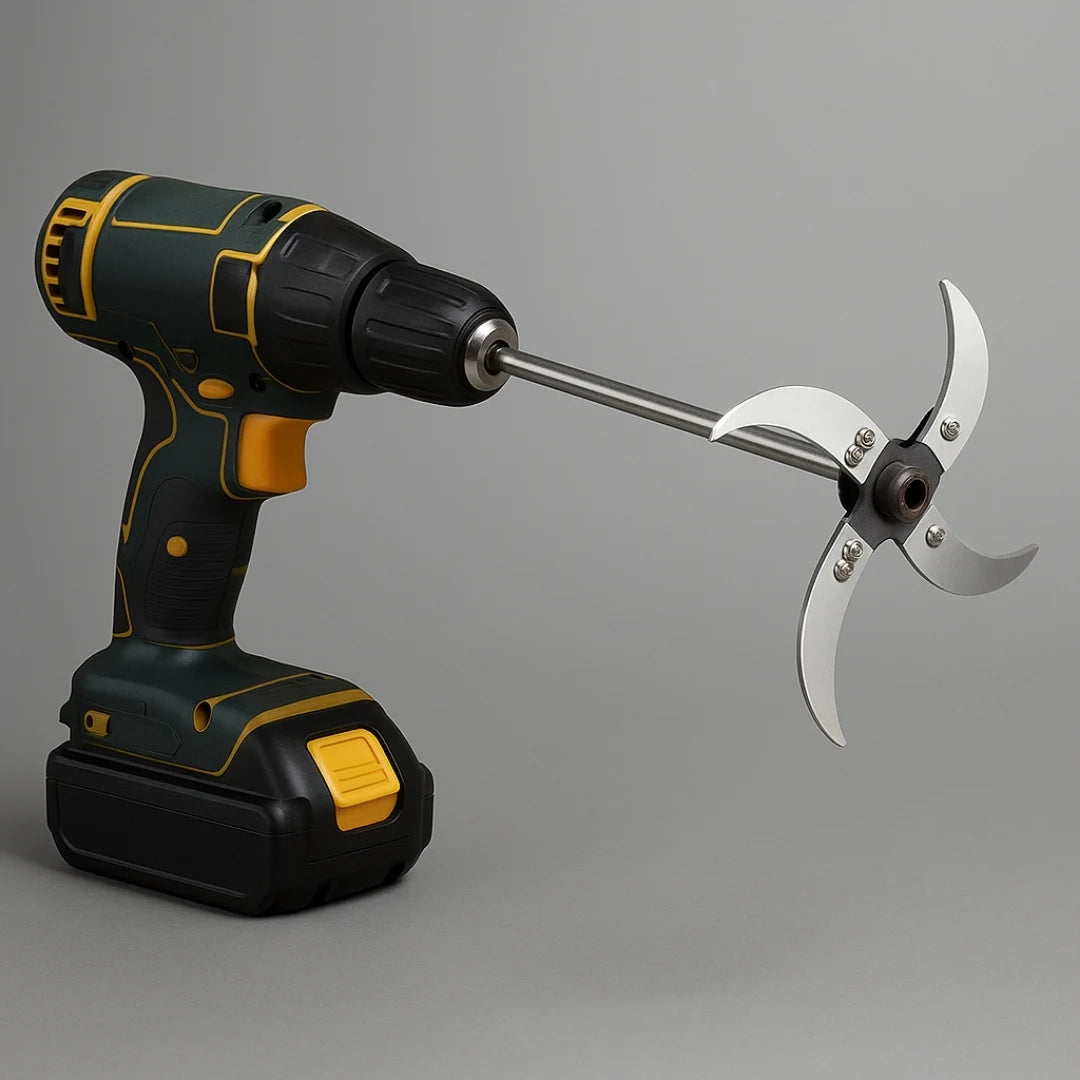 CORTAAGRO® PICADOR DE VERDURAS Y HIERBAS PARA TALADRO