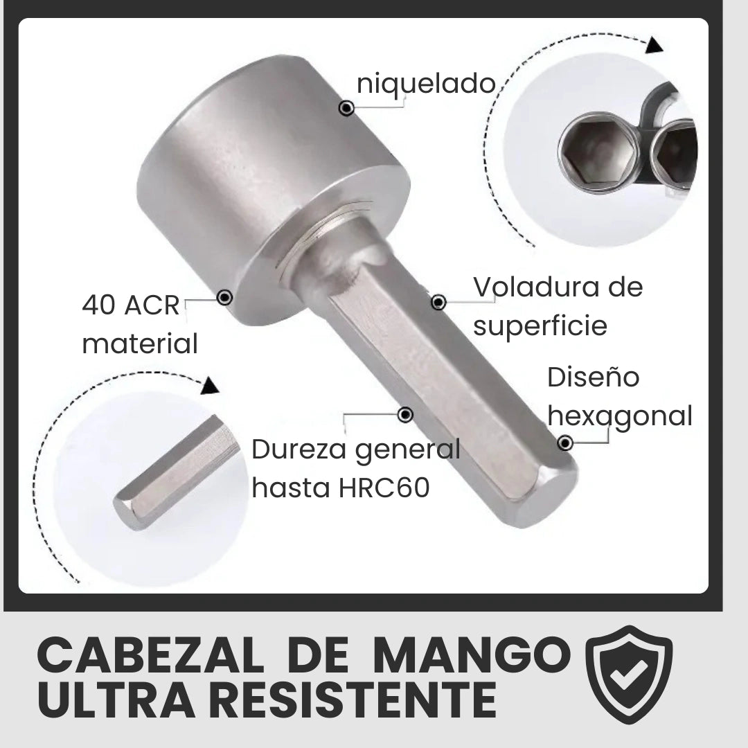 HEXAPRO® SET X14 DESTORNILLADORES HEXAGONALES EN ACERO DE CROMO