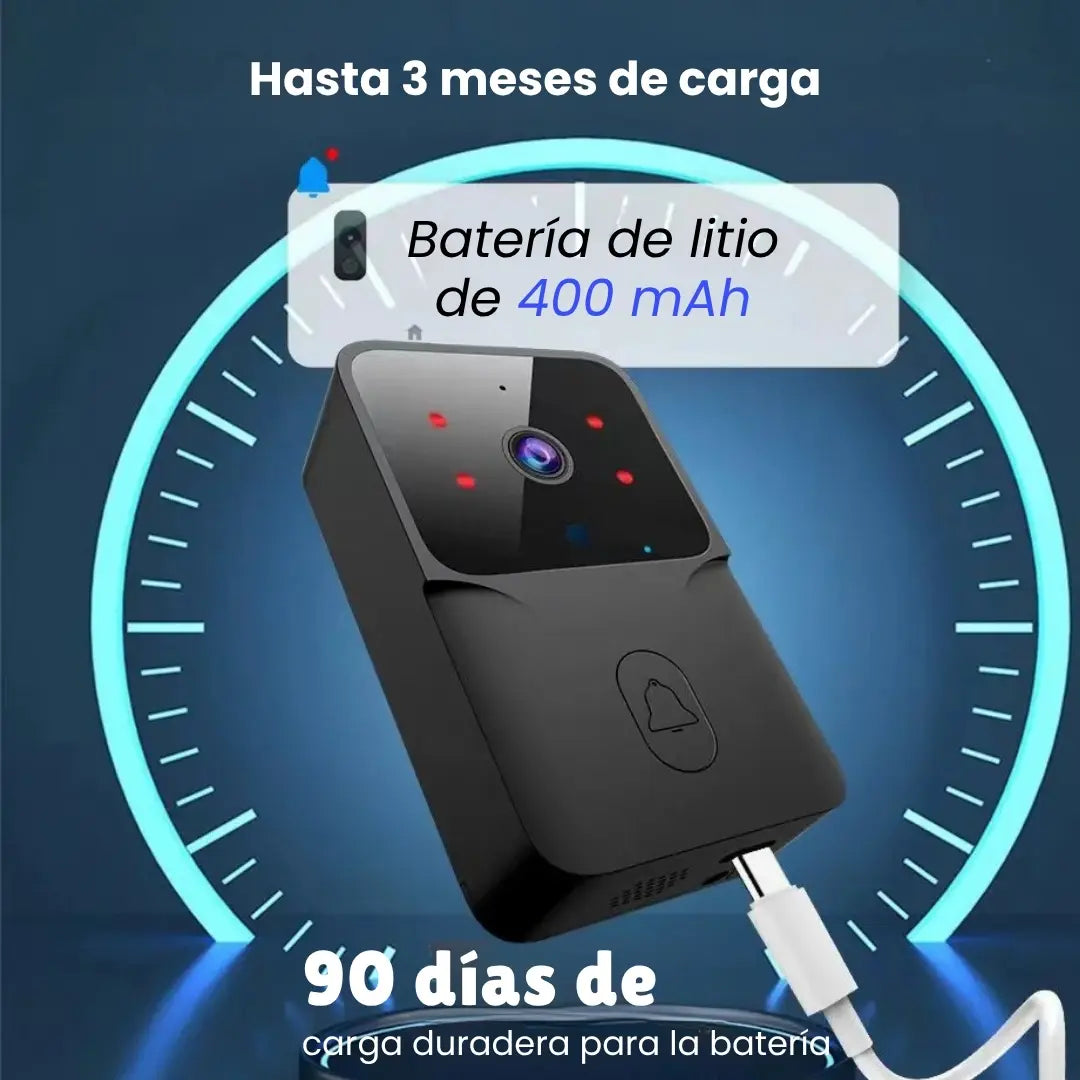 CAMTIM® TIMBRE INTELIGENTE CON CÁMARA HD, ALTAVOZ Y MICRÓFONO