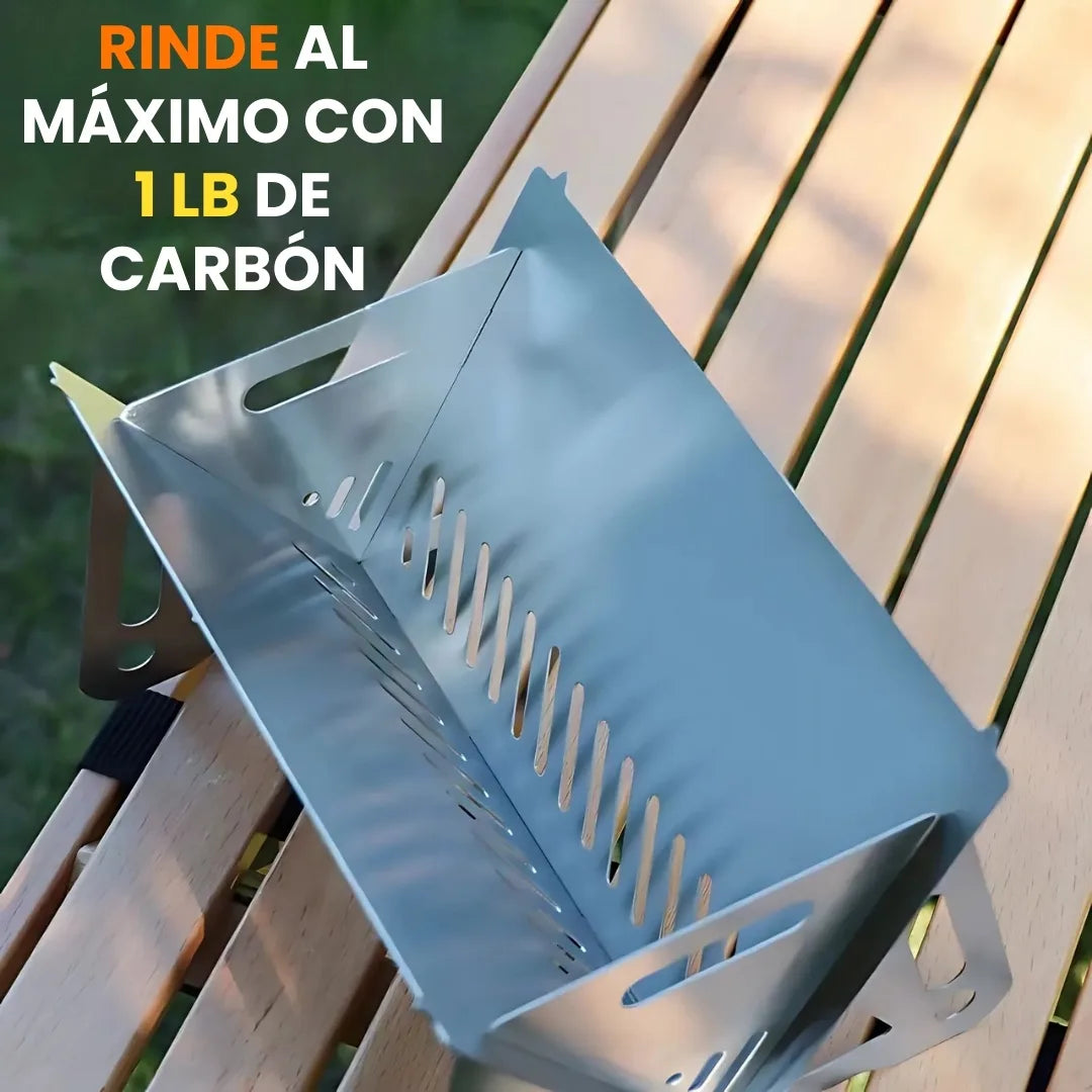 MINIPARRILLA® ASADOR DESMONTABLE DE ACERO INOXIDABLE