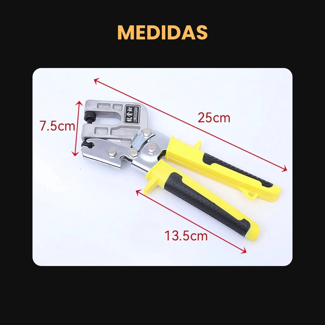 IRONLOCK® ALICATE PUNZADOR DE ACERO INOXIDABLE PARA UNIR PERFILES METALICOS