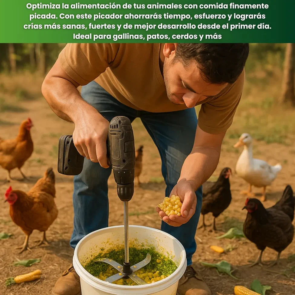 CORTAAGRO® TRITURADOR DE COMPOST Y VERDURAS