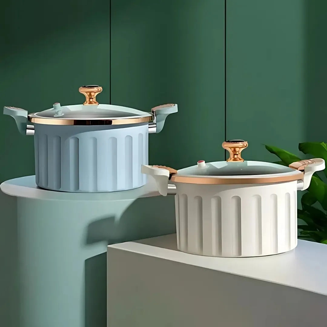 SPEEDYPOT® OLLA MICRO-PRESION DE ACERO Y ANTIHADERENTE