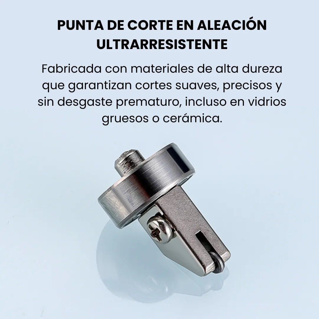 CORTVID®  CORTADOR DE VIDRIO CIRCULAR CON VENTOSA Y CALIBRE DE BRUJULA