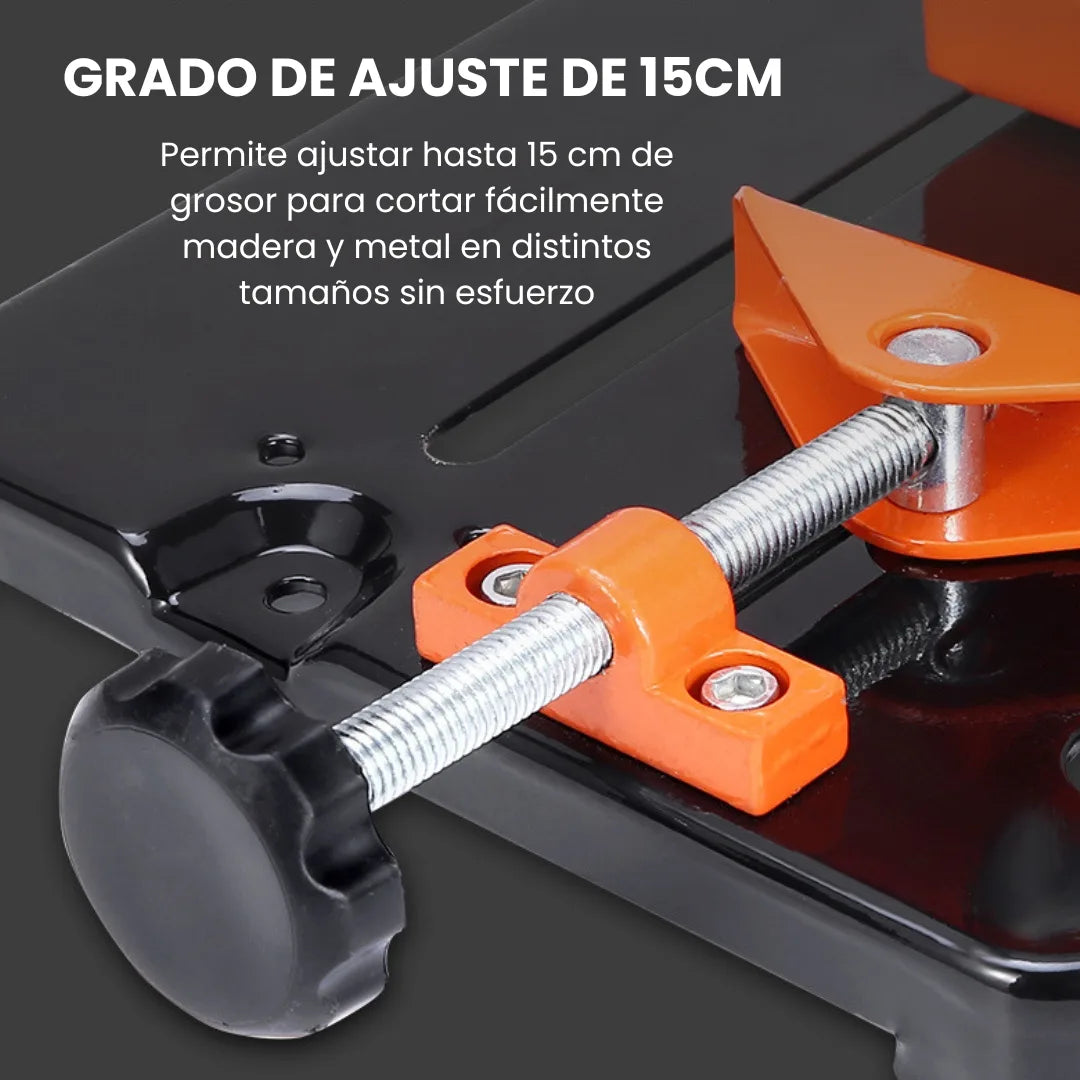 BASECUTTER® SOPORTE DE CORTE  PARA AMOLADORA ANGULAR, CORTA A 90° Y 45°