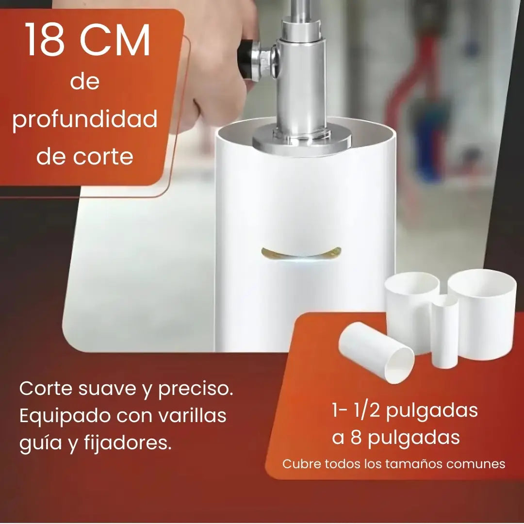 INTRACORTE® CORTADOR INTERNO DE TUBOS PVC MULTIFUNCIONAL