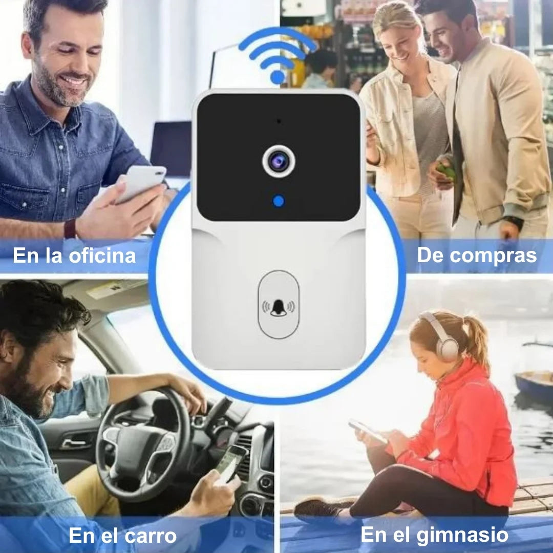 CAMTIM® TIMBRE INTELIGENTE CON CÁMARA HD, ALTAVOZ Y MICRÓFONO