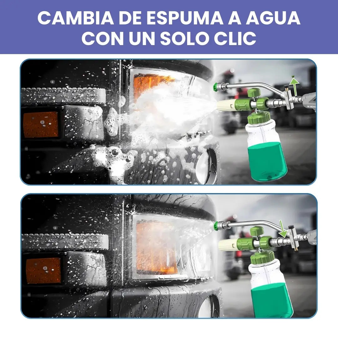 POWERWASH® BOQUILLA  DE ESPUMA DOBLE PARA LAVADO DE AUTOS Y EXTERIORES
