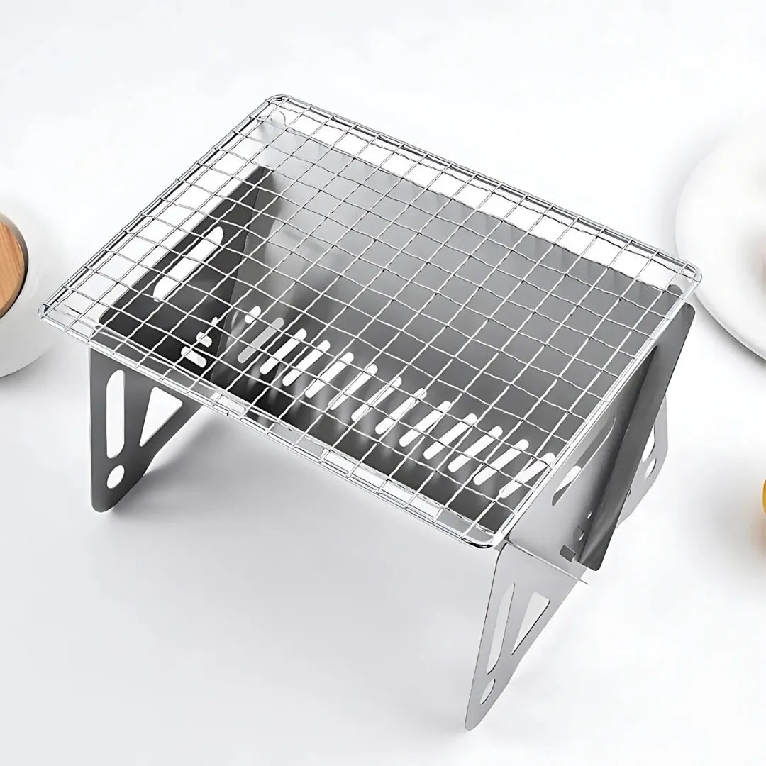 MINIPARRILLA® ASADOR DESMONTABLE DE ACERO INOXIDABLE