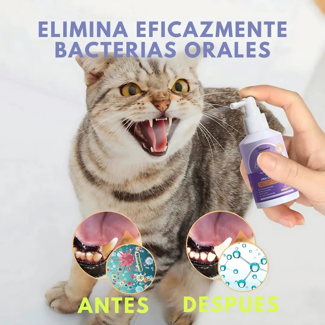 ORALPET® SPRAY BUCAL PARA MASCOTAS 100% NATURAL