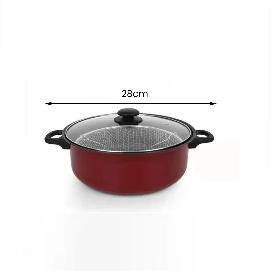 NOVAFRIT® OLLA FREIDORA 3EN1 MULTIFUNCIONAL: VAPORIZA Y COCINA AL INSTANTE