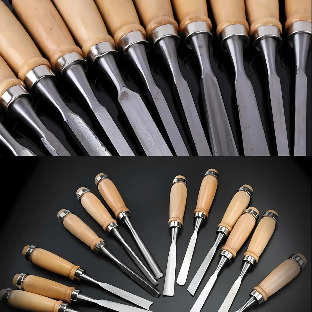 CHISELART® SET X12 CINCELES DE ACERO INOXIDABLE