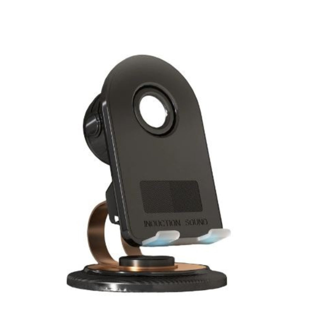 SONYBASE® SOPORTE ALTAVOZ MAGNETICO INTELIGENTE GIRA360° PORTABLE Y UNIVERSAL