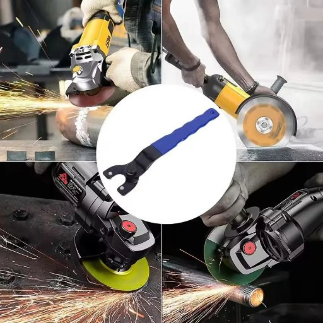 KEYPULL® LLAVE AJUSTABLE TIPO PIN PARA PULIDORAS, AJUSTA Y QUITA DISCOS DE AMOLADORAS