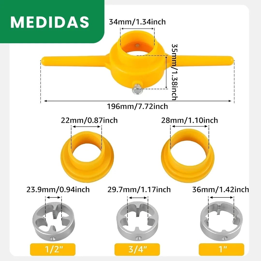 ROSKATOR® ENHEBRADOR DE TUBERIA UNIVERSAL