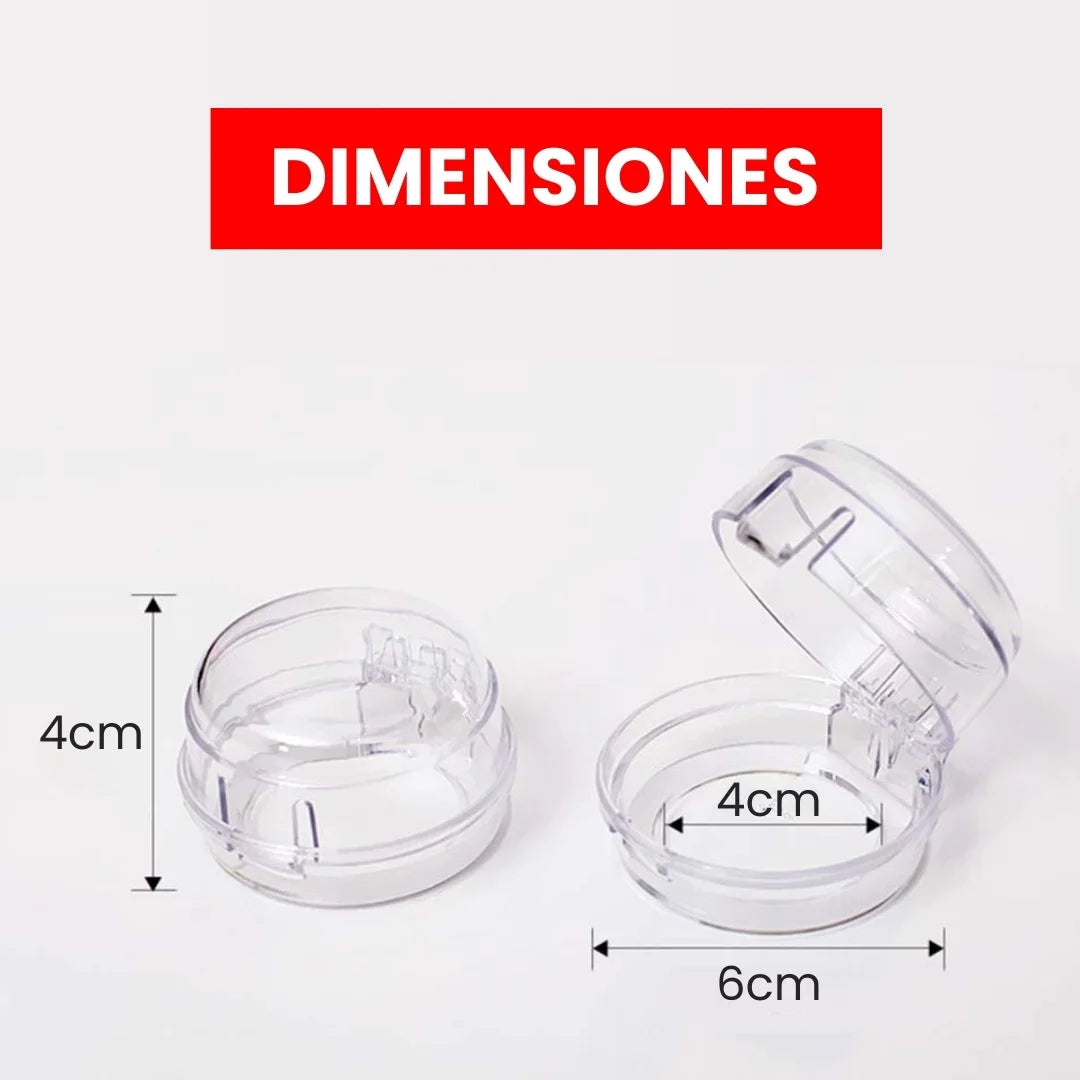 PROTECGAS® PROTECTOR PARA PERILLAS DE ESTUFAS X4