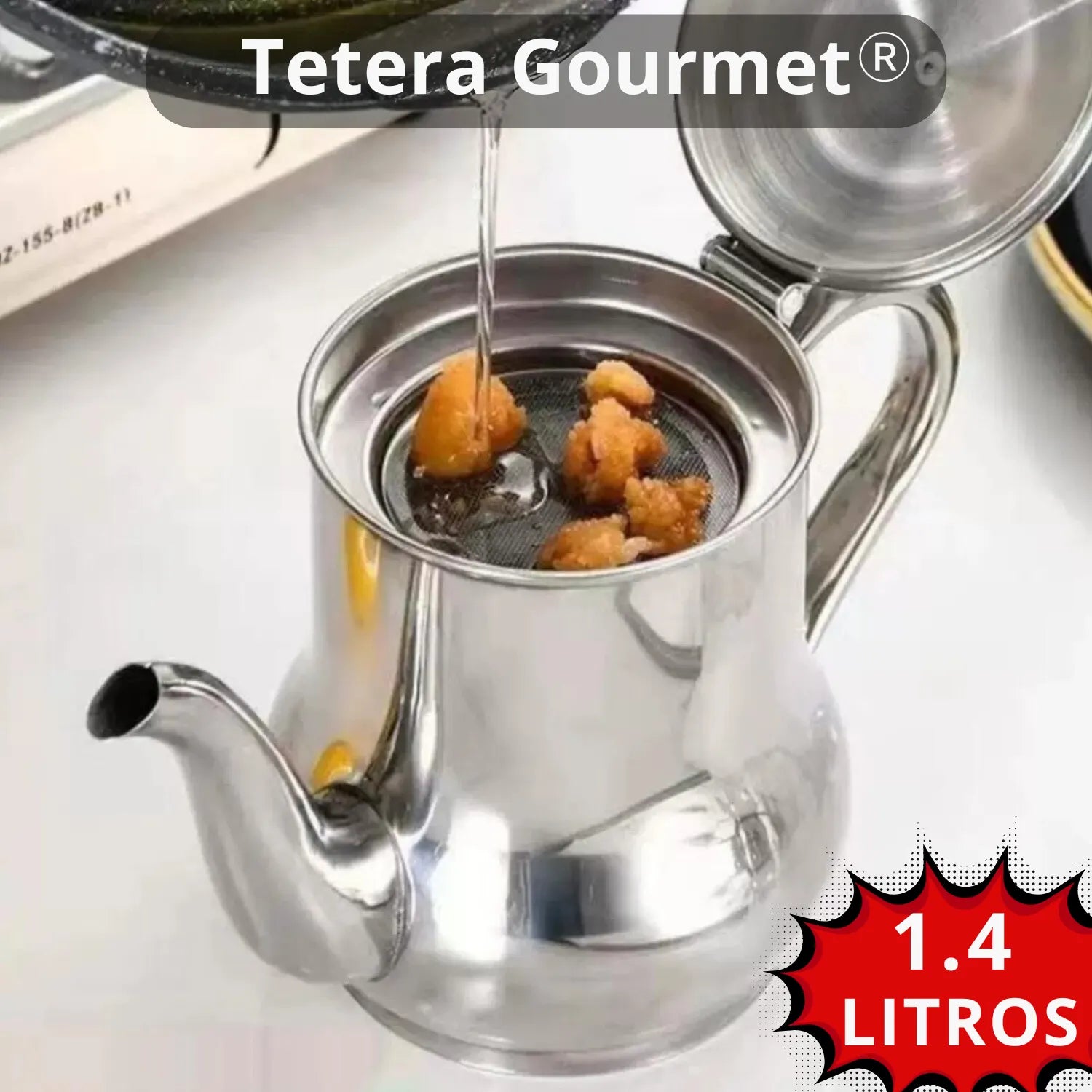TETERA GOURMET® - FILTRA, CONSERVA Y DISPENSA