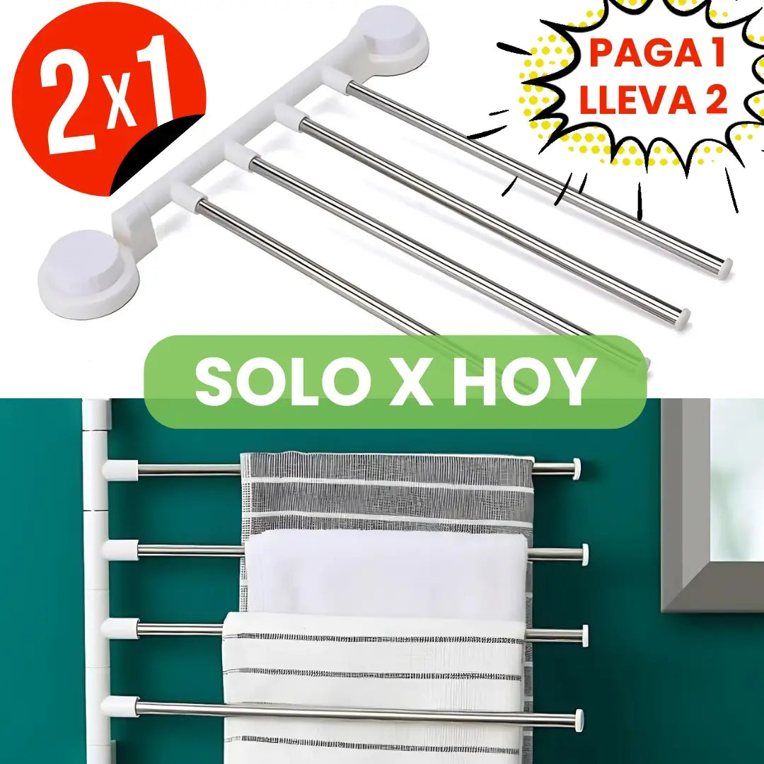 TOALLEFLEX® SOPORTE ORGANIZADOR PARA TOALLAS