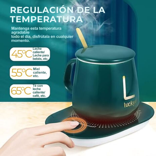 LUCKY™ MUG - Con Calentador + Cuchara