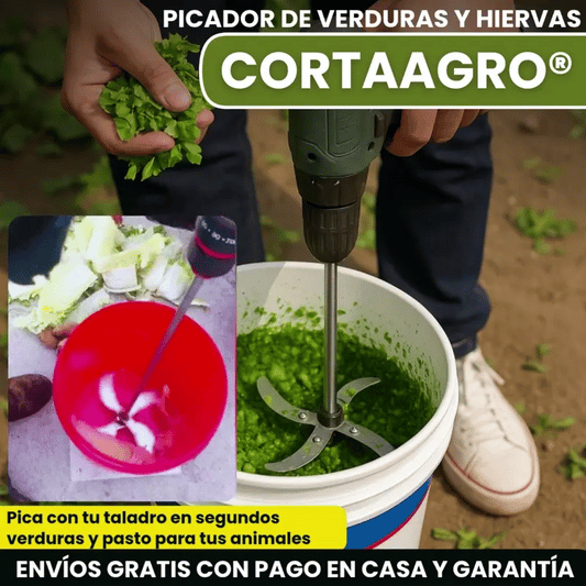 CORTAAGRO® TRITURADOR DE COMPOST Y VERDURAS