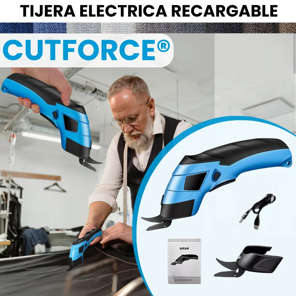 CUTFORCE® TIJERA ELECTRICA RECARGABLE MULTIFUNCIONAL