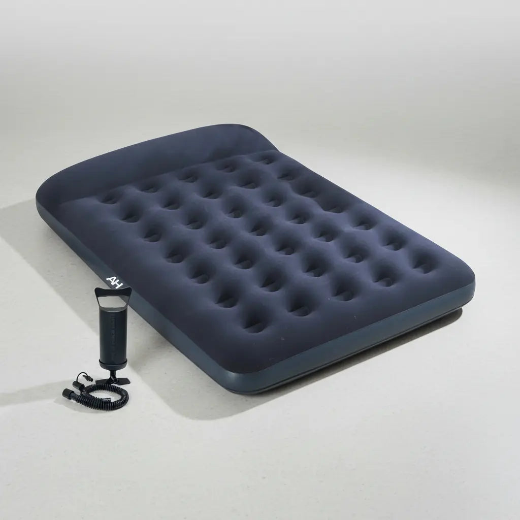 Colchon Inflable 2 Plaza Almohada Alpina 191x137x25 Inflador