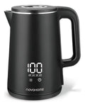 Pava Eléctrica Digital Novohome 2 Litros Pantalla Tactil Color Negro