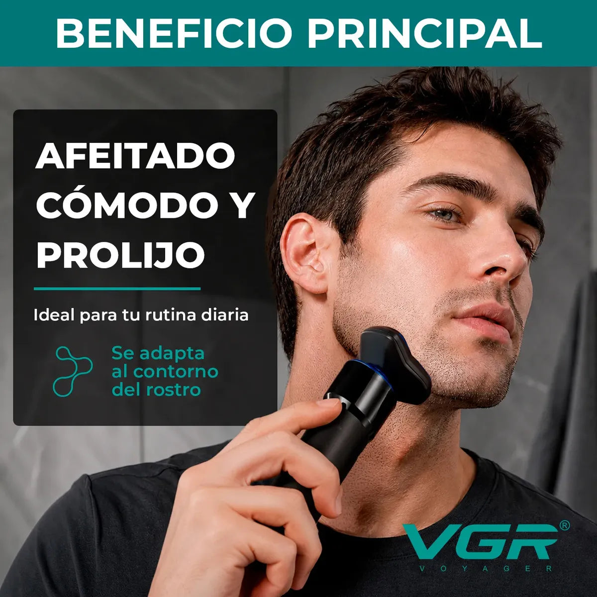 Afeitadora Eléctrica Hombre Shaver - Recargable Inalámbrica