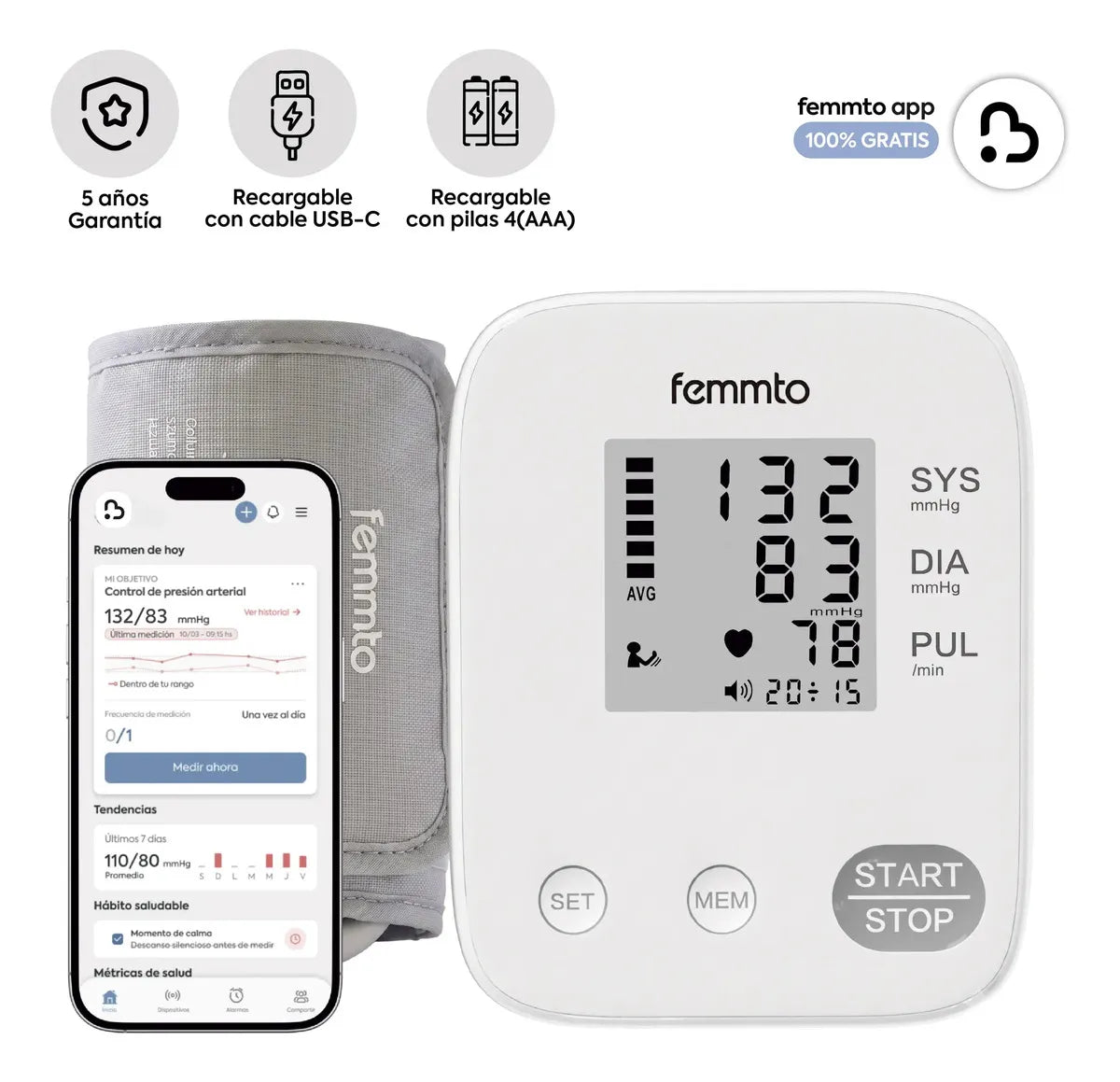 Tensiometro Digital  (Presion Arterial)