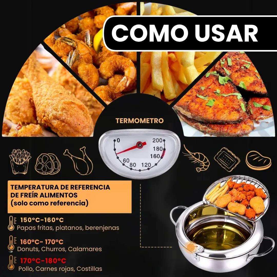 FRYMASTER® OLLA FREIDORA JAPONESA CON CONTROL DE TEMPERATURA