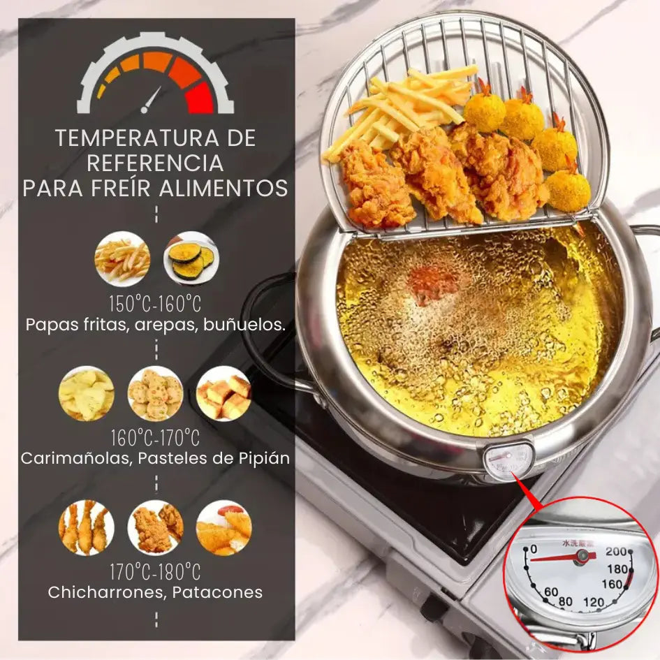 FRYMASTER® PRO FREIDORA CON MEDIDOR DE TEMPERATURA