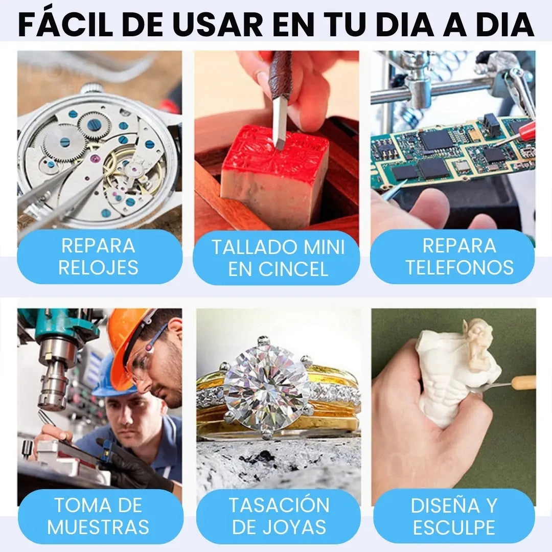 GAFAS REPAIR® CON LUPA Y LED, DISEÑADAS PARA REPARAR