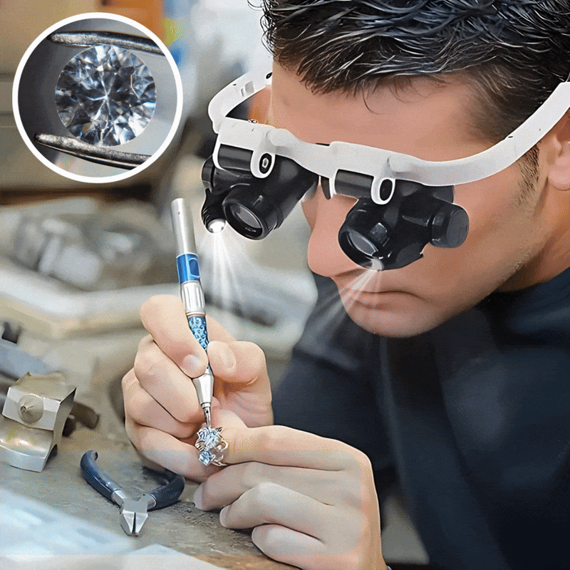 GAFAS REPAIR® CON LUPA Y LED, DISEÑADAS PARA REPARAR