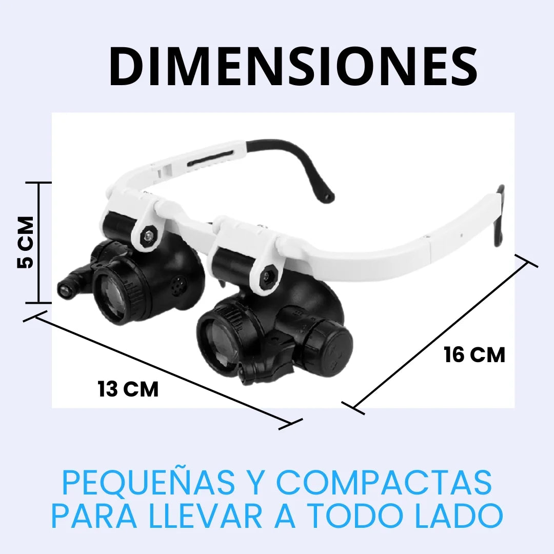 GAFAS REPAIR® CON LUPA Y LED, DISEÑADAS PARA REPARAR