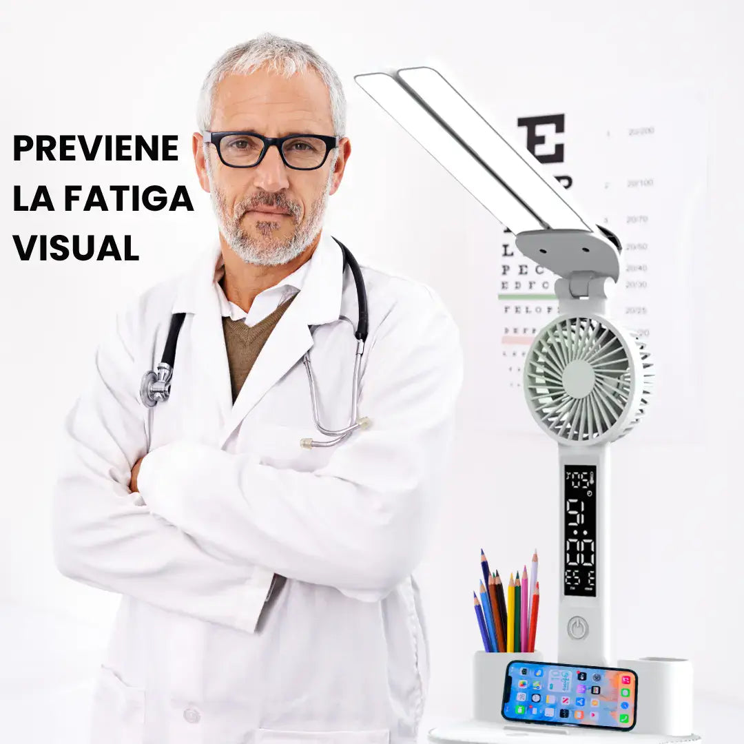 VENTILUZ® LAMPARA LED CON VENTILADOR