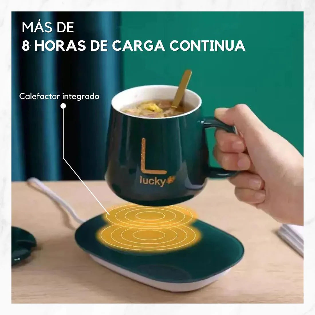 LUCKY™ MUG - Con Calentador + Cuchara