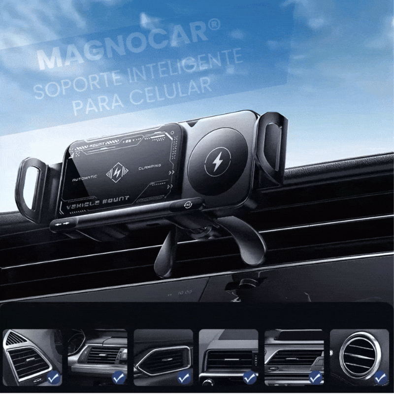 MAGNOCAR® SOPORTE INTELIGENTE PARA MOVILES