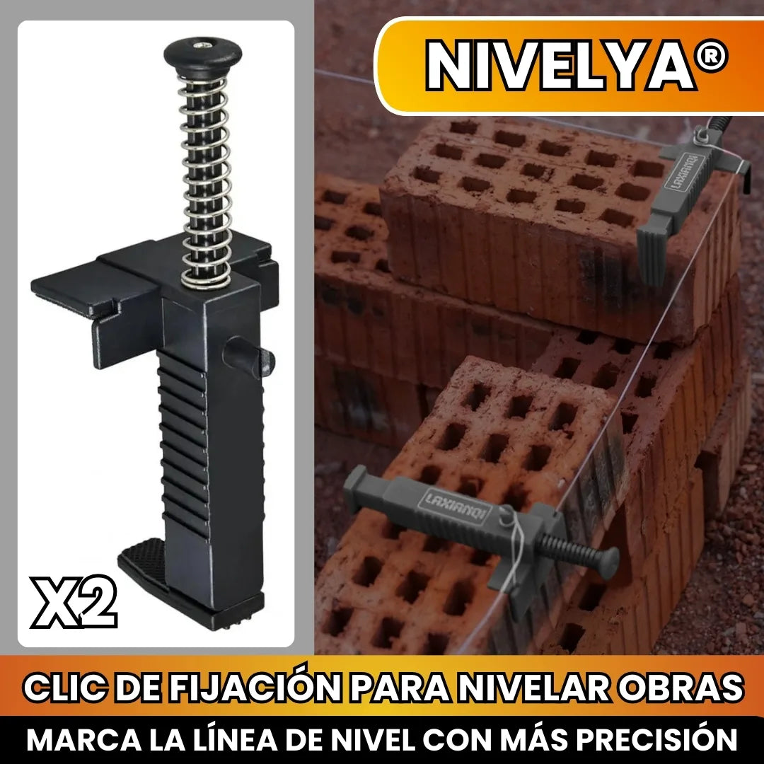 NIVELYA® CLIC DE FIJACIÓN DE ALAMBRE PARA NIVELAR OBRAS