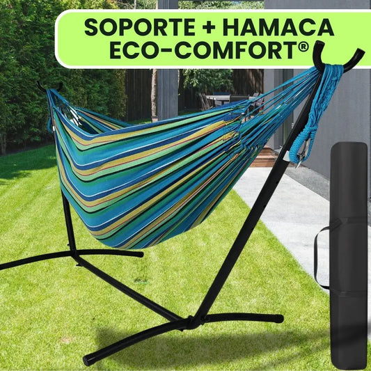 ECO-COMFORT® SOPORTE Y DESCANSADOR DE HAMACA