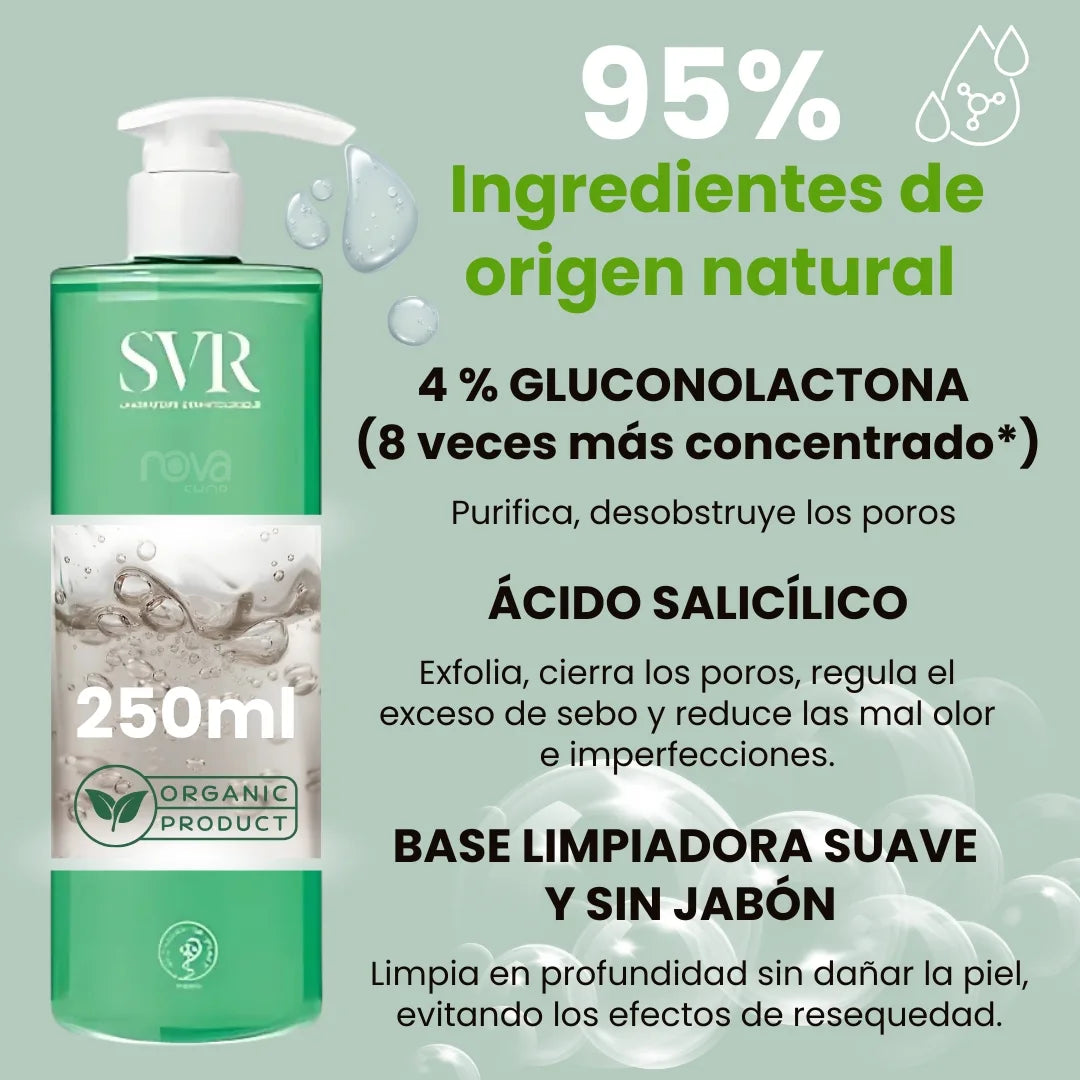 GEL MOUSANT SVR® DESODORANTE DE DUCHA, HIDRATA, REJUVENECE Y ELIMINA EL SUDOR