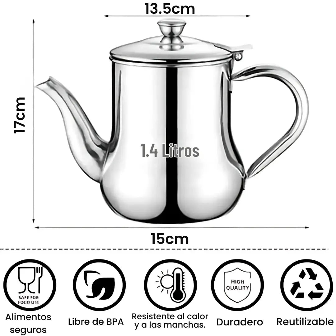 TETERA GOURMET® - FILTRA, CONSERVA Y DISPENSA